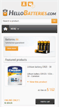 Mobile Screenshot of hellobatteries.com